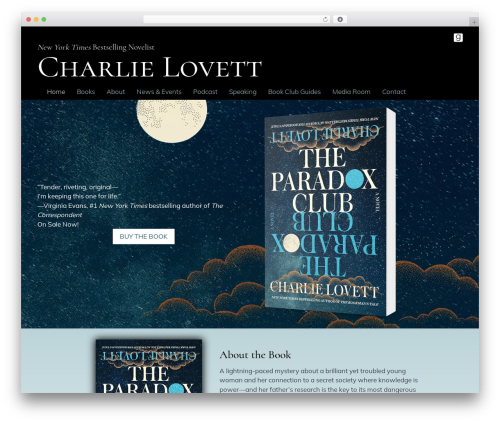 Novelist (novelist) free WordPress plugin - charlielovett.com