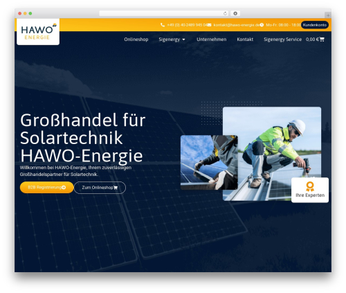 Sendy widget pro WordPress plugin - hawo-energie.de