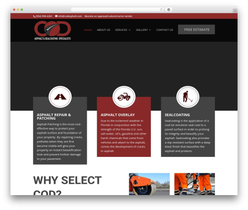 WordPress theme codasphalt - codasphalt.com