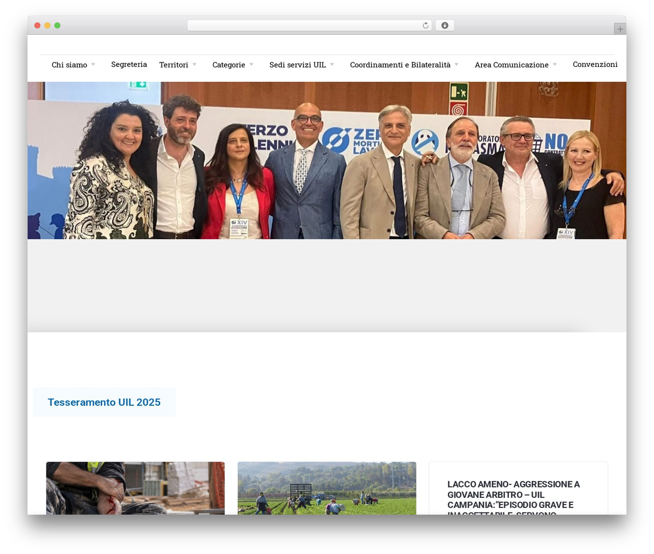 WordPress theme Jumpstart - uilcampania.it