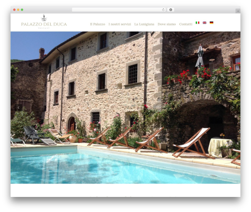 WordPress website theme Riverside - palazzodelduca.it