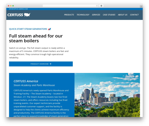 wp-bootstrap theme WordPress - certuss-america.com