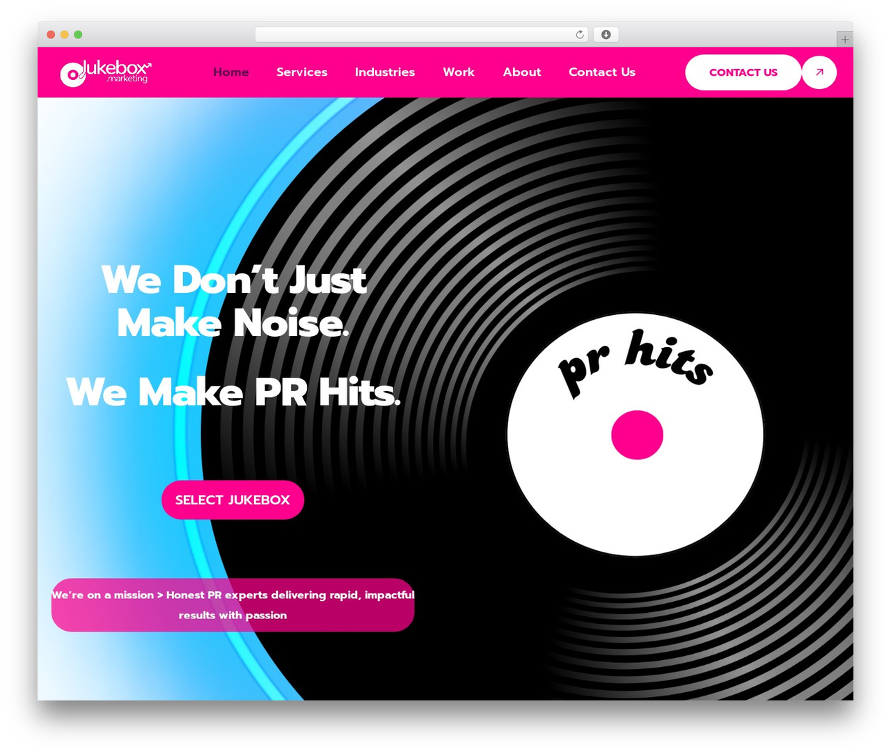 Digtek WordPress theme - jukebox.marketing