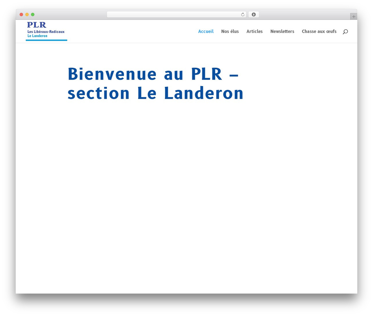 Divi theme WordPress - plr-landeron.ch