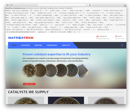 Masterlayout WordPress plugin - matrostech.com