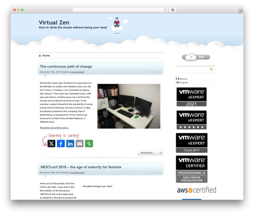 proClouds theme WordPress - virtualzen.it