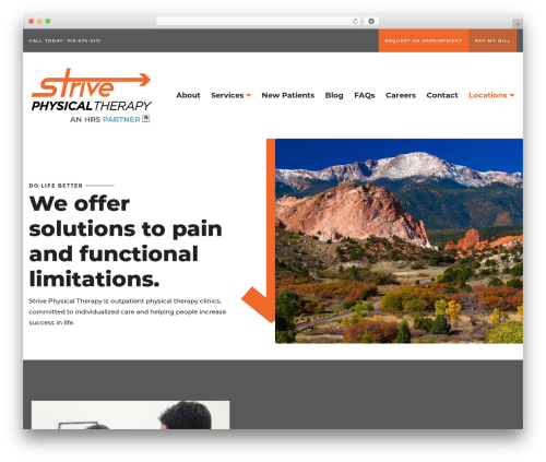 Strukture theme WordPress - strivept.net