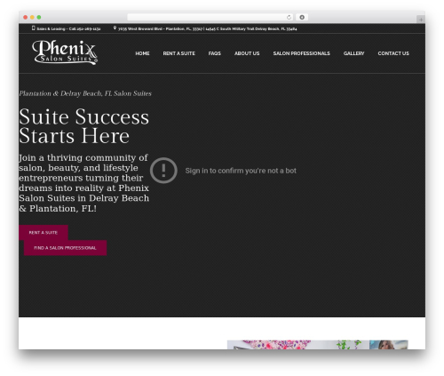 WordPress theme Coiffeur - Child - phenixsalonsuitesfl.com
