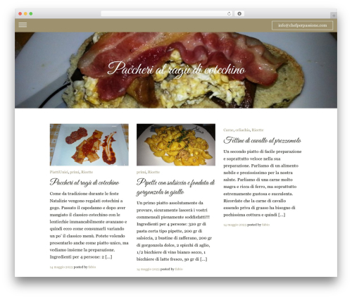 WordPress theme FineDine - chefperpassione.com WordPress theme FineDine - chefperpassione.com