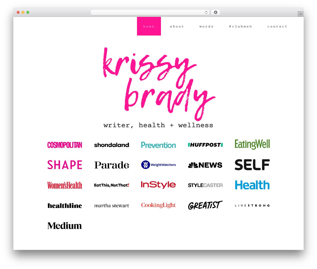 WordPress theme Pepper - writtenbykrissy.com