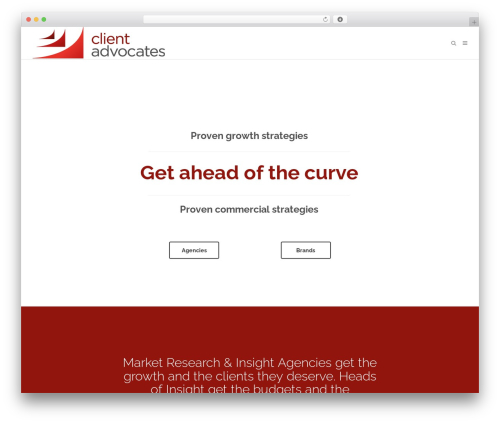 Create theme WordPress - clientadvocates.co.uk