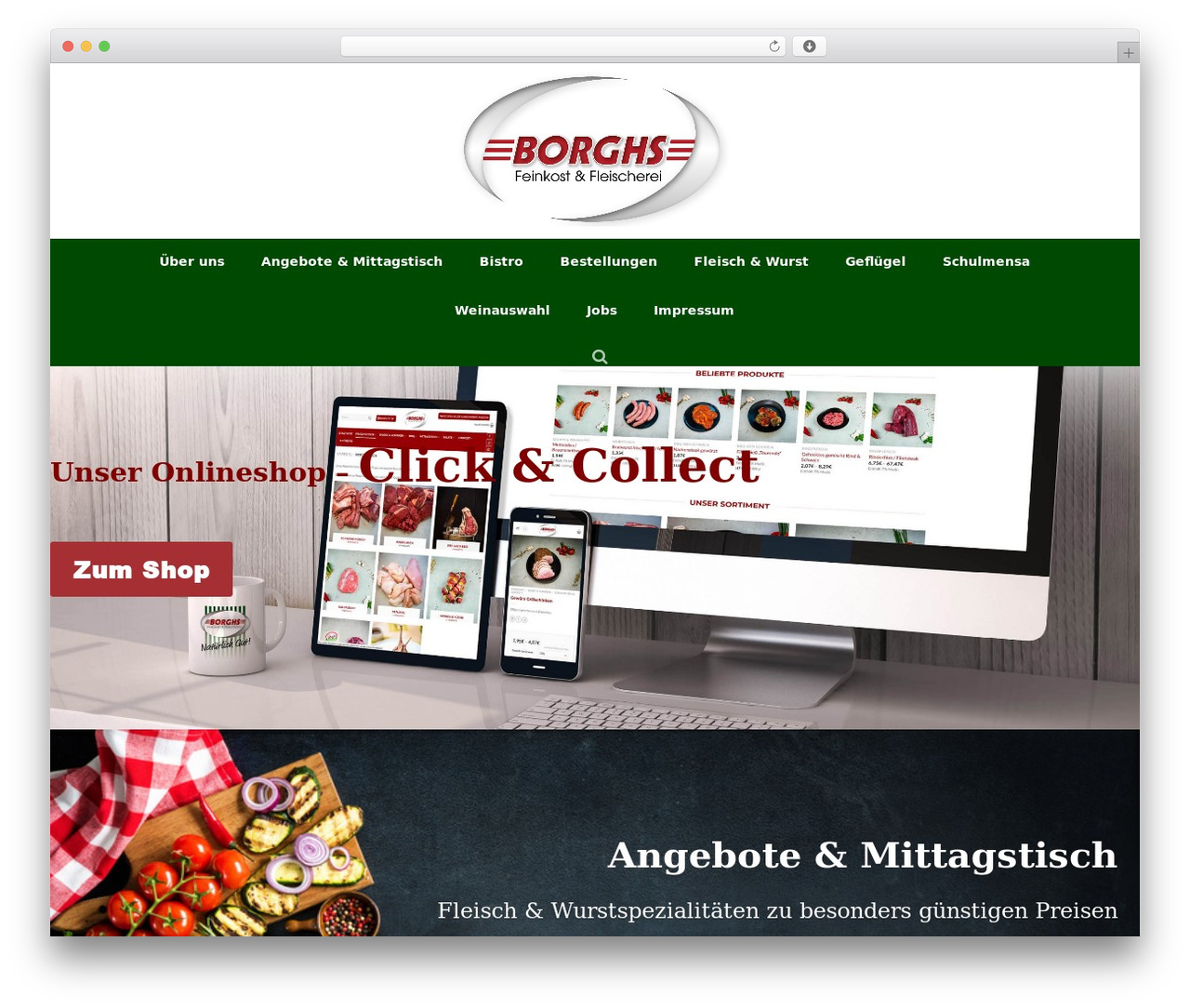 Optimizer PRO WordPress theme - fleischerei-borghs.de