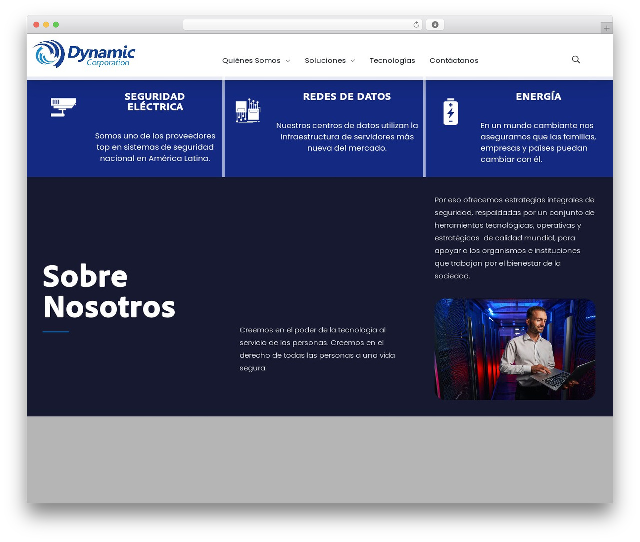 Phlox WordPress theme - dynamic-corporation.net