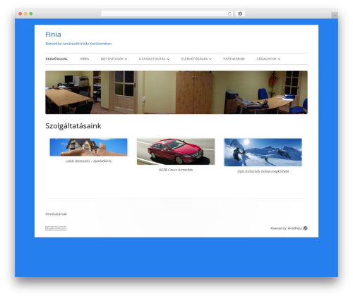 Tiny Forge WP theme - finia.hu