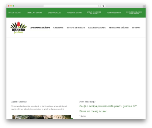 WordPress theme apachegardens - apachegardens.ro