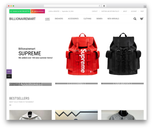 WordPress theme Aurum - billionairemart.com