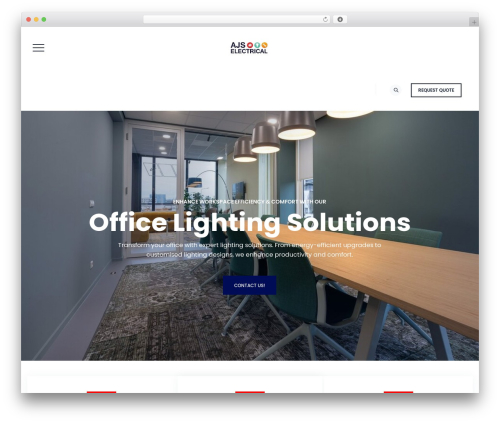 WordPress theme Boldman - ajs-electrical.co.uk