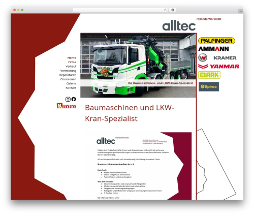 Alltec Responsive Theme HTML5 best WordPress theme - alltecag.ch