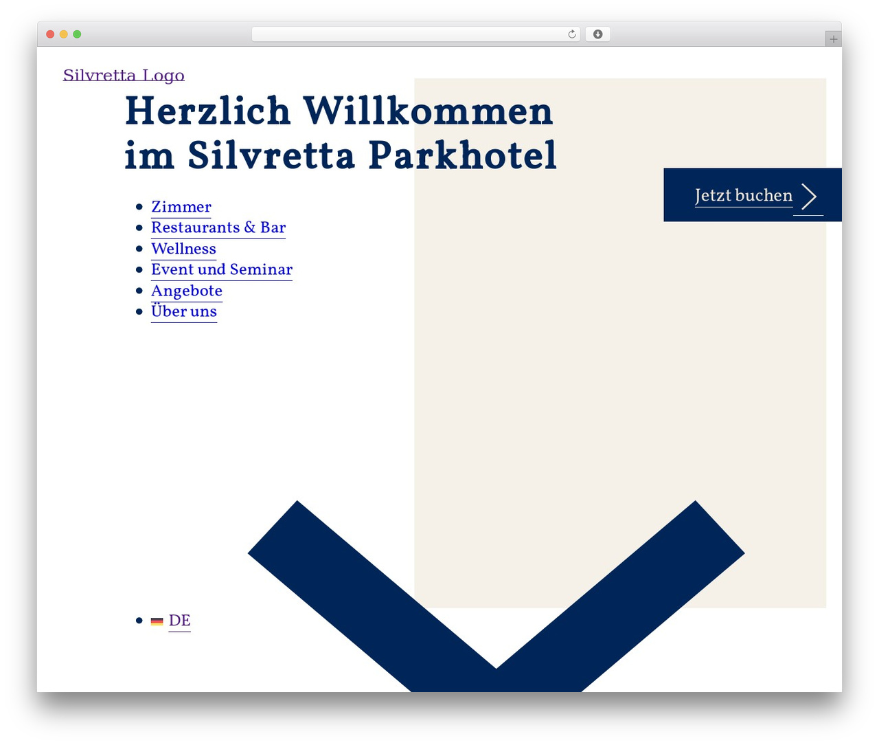 Bricks best hotel WordPress theme - silvretta.ch