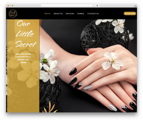 Mac menu WordPress plugin - ourlittlesecretnailsandspa.com
