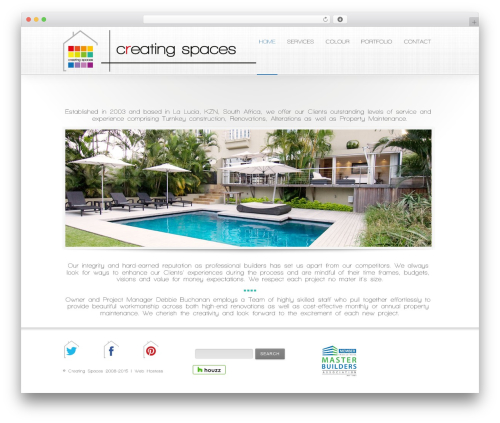 Method theme WordPress - creatingspaces.co.za