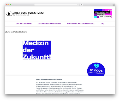 Responsive Mobile theme WordPress - hochschulwettbewerb.net