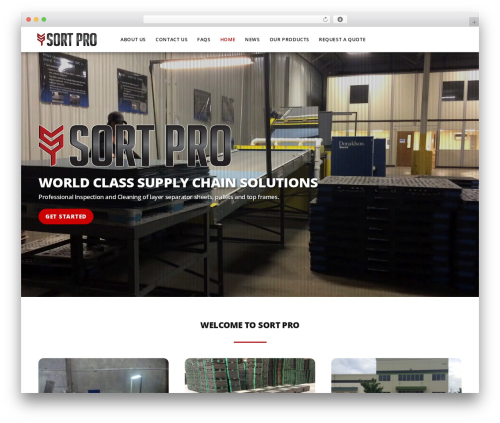 WordPress theme Sort Pro - sortpro.net