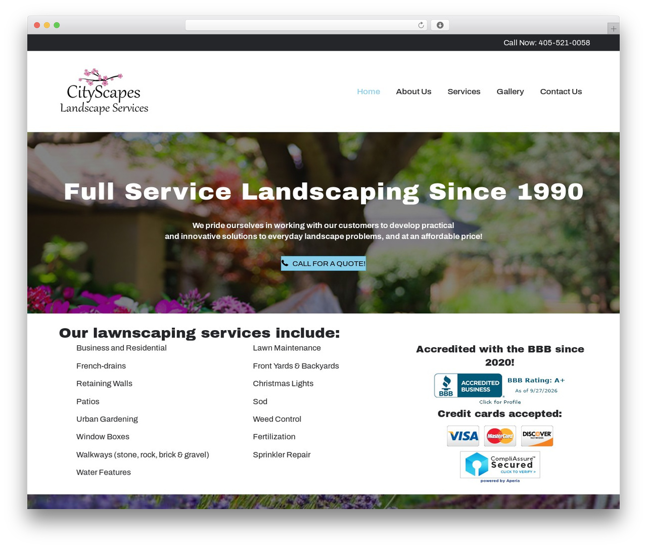 WordPress website theme Beaver Builder Theme - cityscapeslandscape.com