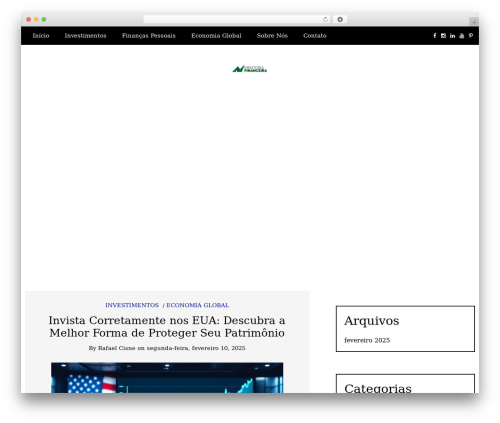 Writee WordPress theme - mentorfin.com.br