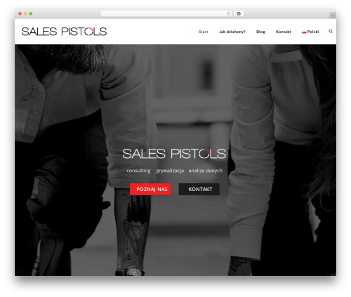 Best WordPress theme Lambda - salespistols.pl