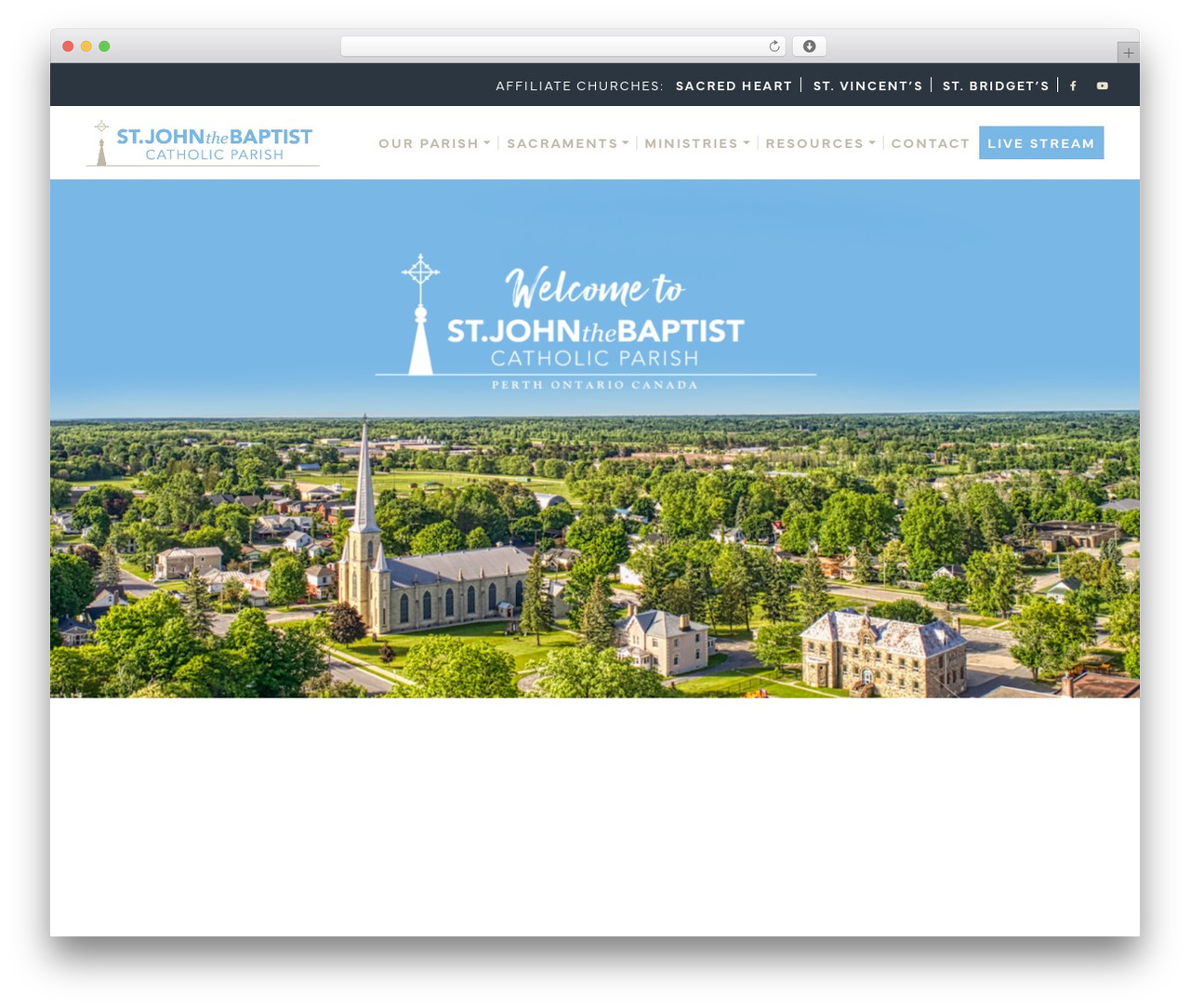 devdmbootstrap4 WordPress theme - stjohnperthontario.com
