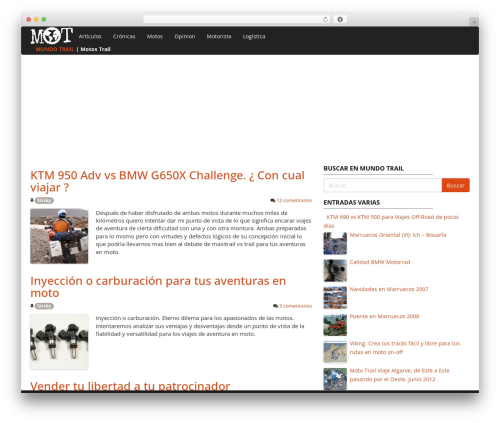 Openstrap WP theme - mundo-trail.com Openstrap WP theme - mundo-trail.com