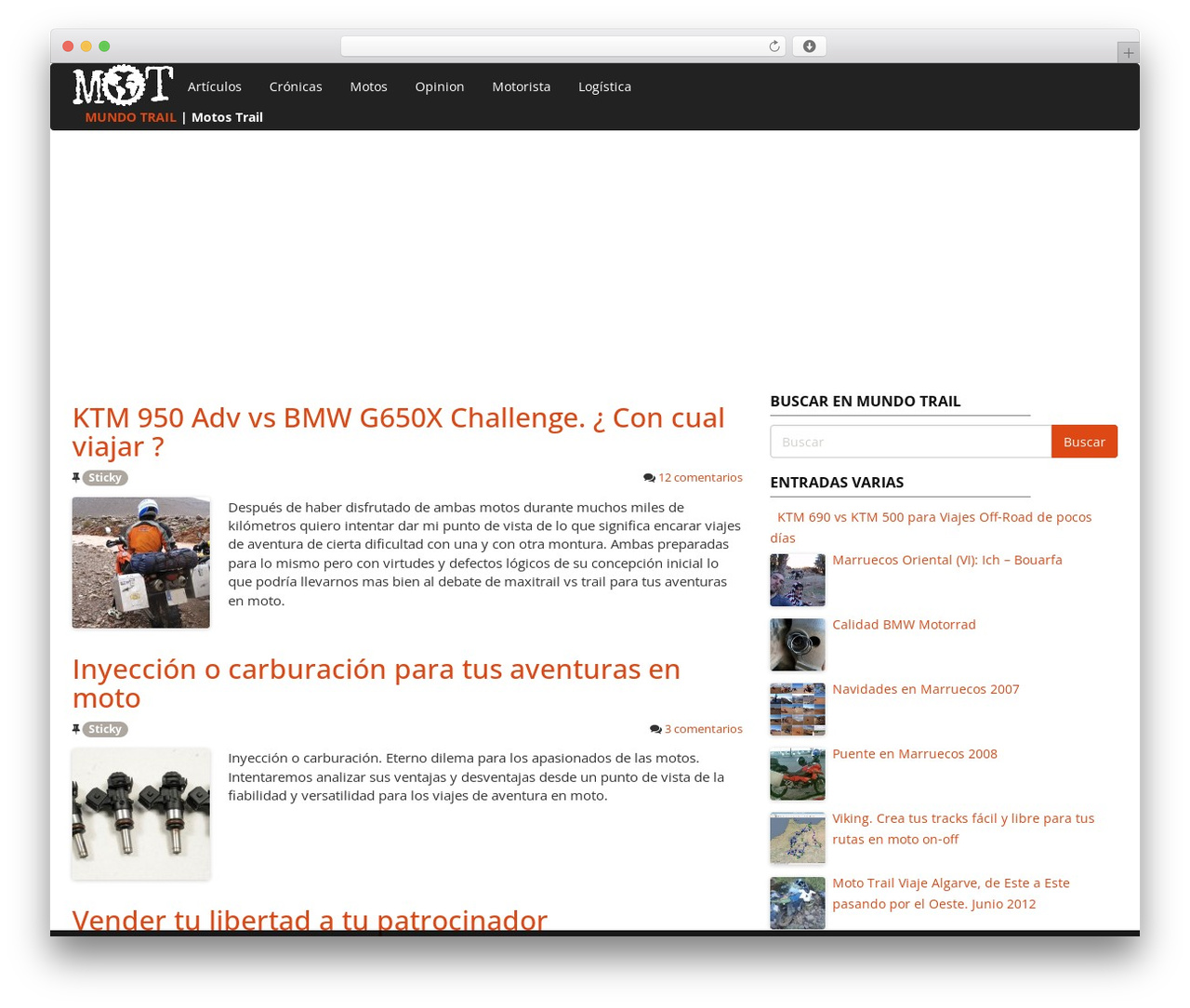 Openstrap WP theme - mundo-trail.com Openstrap WP theme - mundo-trail.com