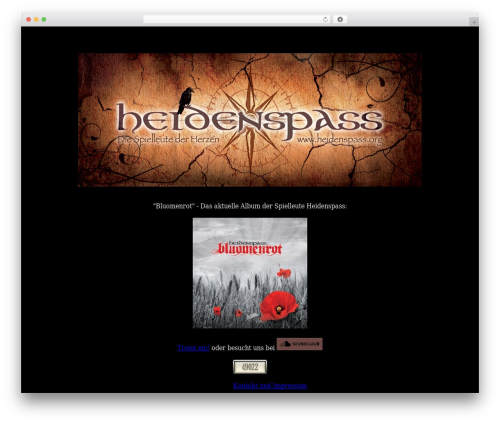 WordPress Classic theme WordPress - heidenspass.org