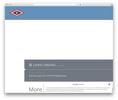 WordPress theme Eidesvik - eidesvik.no