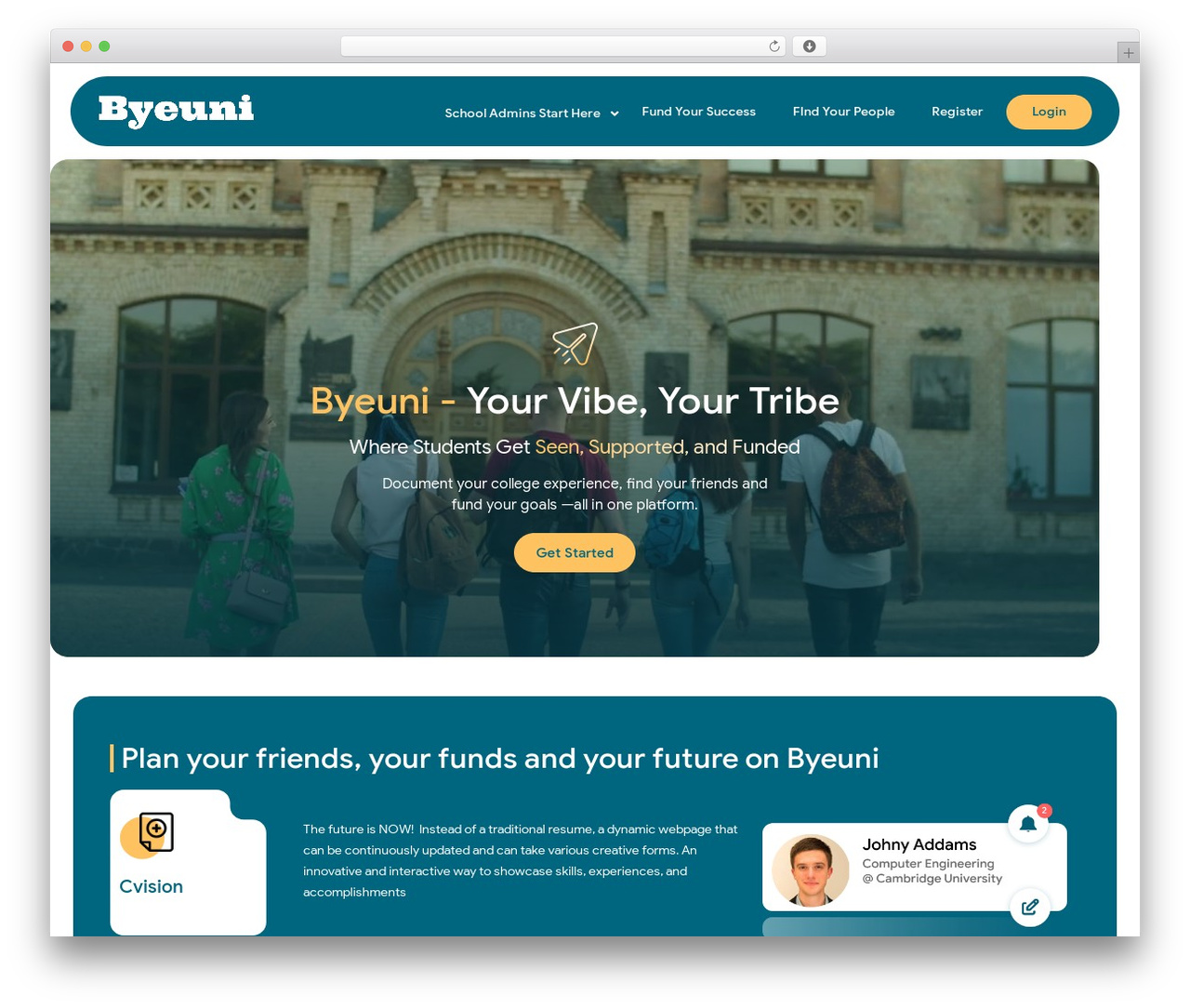 wpbstarter WordPress theme - byeuni.com