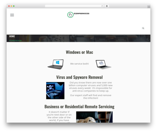 Fixtech WordPress theme - ecompservices.net