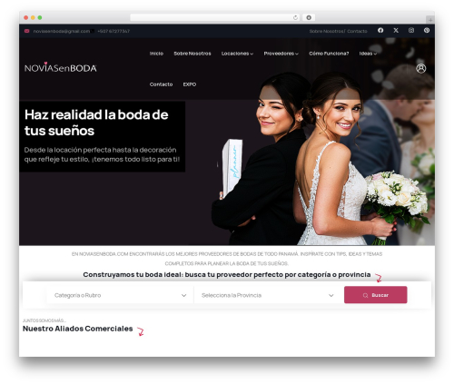 Lestin WordPress theme - noviasenboda.com