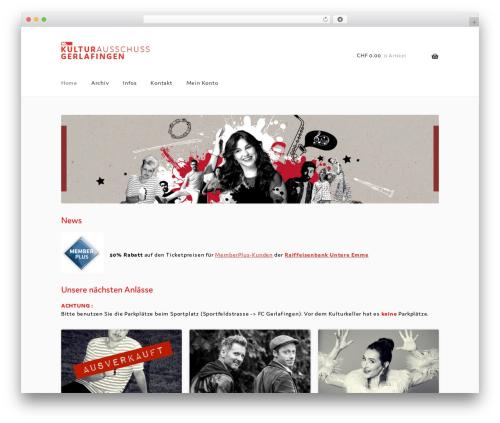 Storefront parallax hero WordPress plugin - kulturausschuss.ch