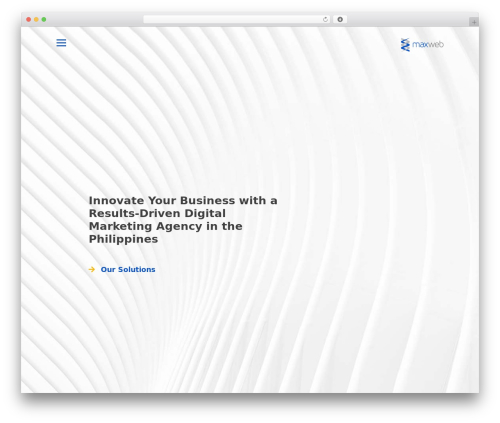 WordPress theme MaxWeb Theme - maxwebdigital.com