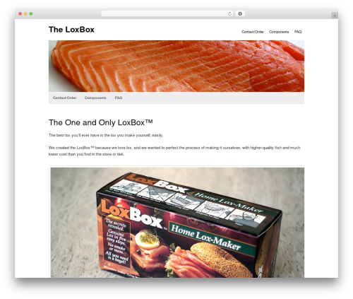 Base WP theme - theloxbox.com