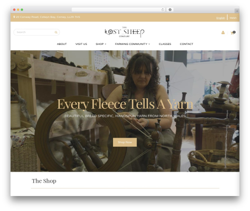 HandMade WordPress theme - thelostsheepcompany.co.uk