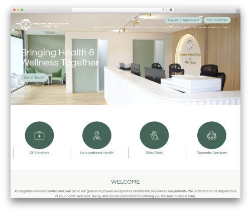 Singleton MC WordPress theme - www.singletonmedicalcentre.com.au