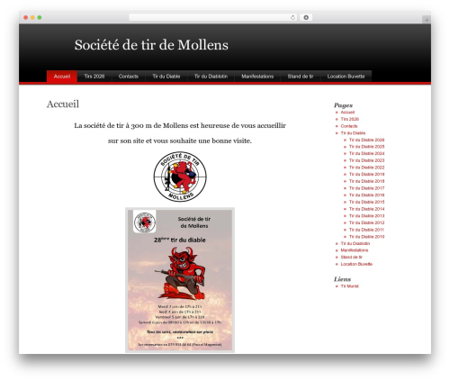 Theme WordPress Stardust - tir-mollens.com