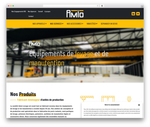 WordPress theme PicoStrap5 Child Base - amio.fr