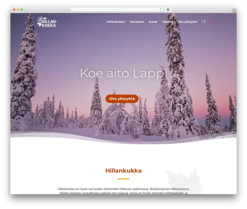 WordPress theme Divi - hillankukka.com