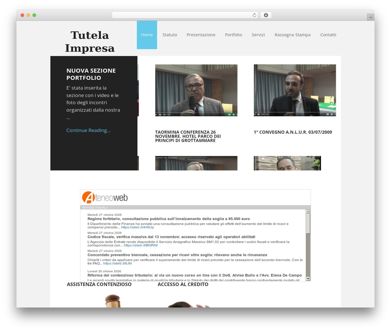 WordPress theme Genesis - tutelaimpresa.org