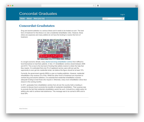 Annotum Base WordPress theme - concordatgraduates.org