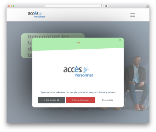 Best WordPress theme Hello Elementor - acces-personnel.ch