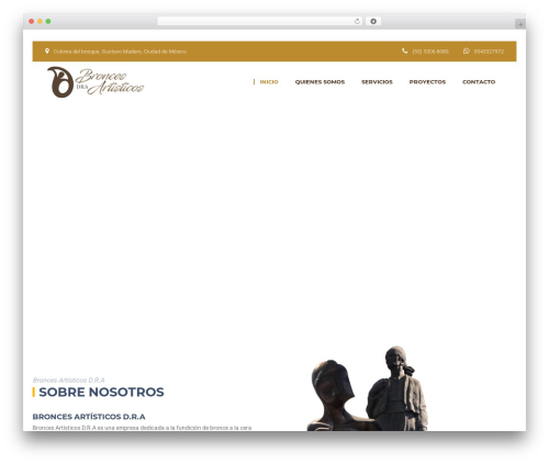 BuildPlus WordPress theme - broncesartisticosdra.com